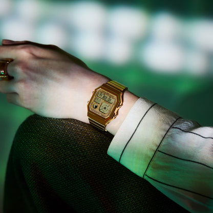 Casio Vintage A100WEG-9AEF Uhr • Kultiges Retro-Design • Nützliche Alltagsfunktionen