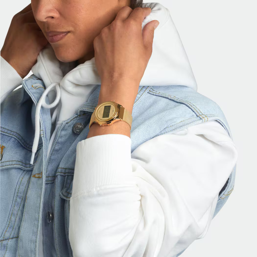 Casio Vintage A171WEMG-9AEF Uhr • Goldenes Mesh-Band • Retro-Design