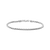 Herrenarmband mit silber geschwärzten Gliedern und Karabinerverschluss