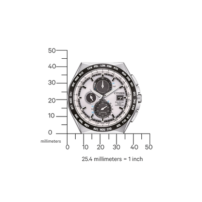 Citizen Radio-Controlled AT8238-84A Uhr • Eco-Drive • Super Titanium