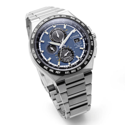 Citizen Radio-Controlled AT8238-84L Uhr • Eco-Drive • Super Titanium