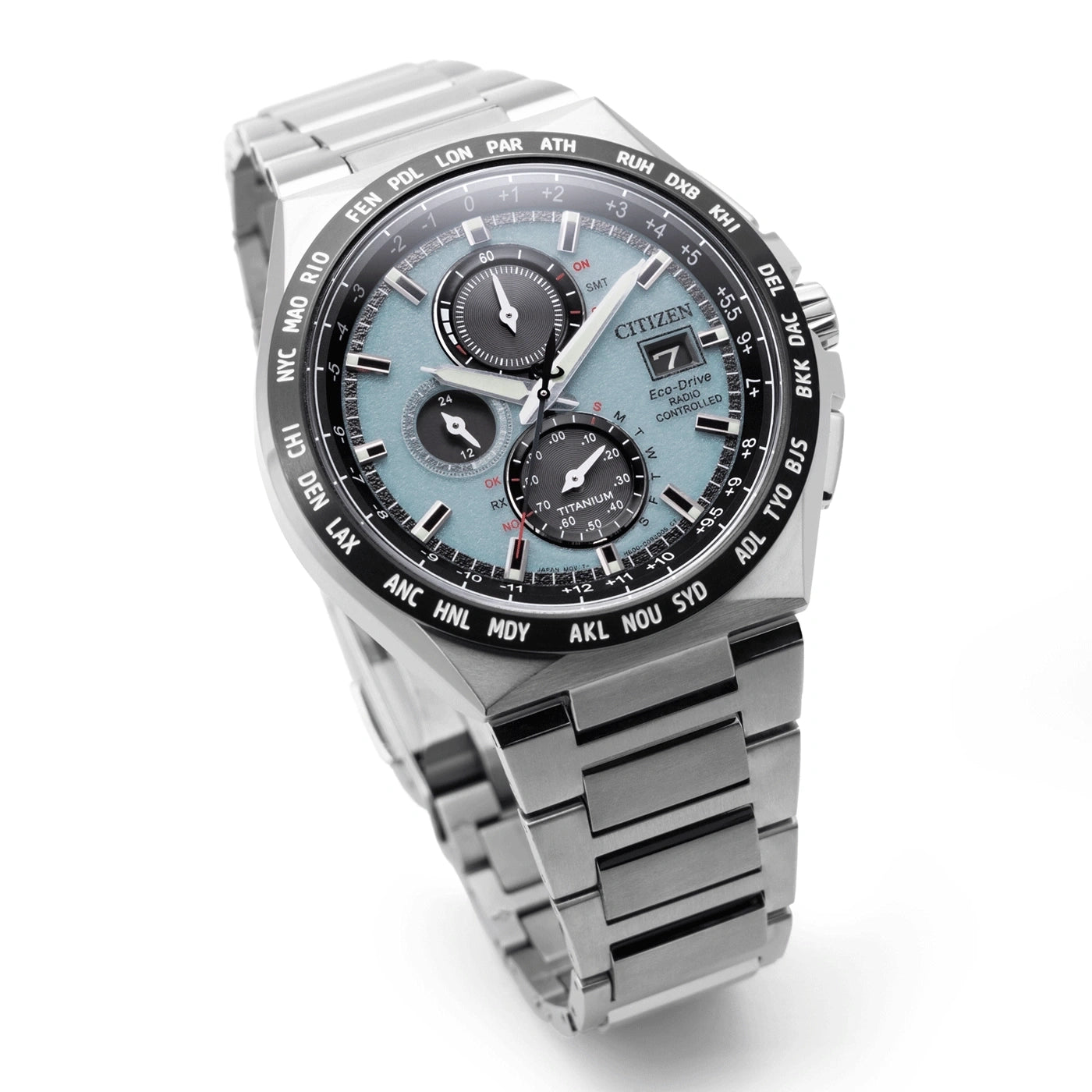 Citizen Radio-Controlled AT8238-84M Uhr • Funksolar • Super Titanium