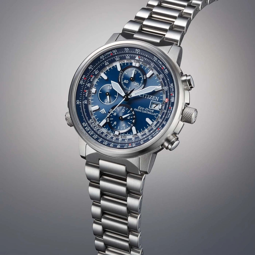 Citizen Eco-Drive AT8300-58L Uhr • Funksolar-Antrieb • Saphirglas