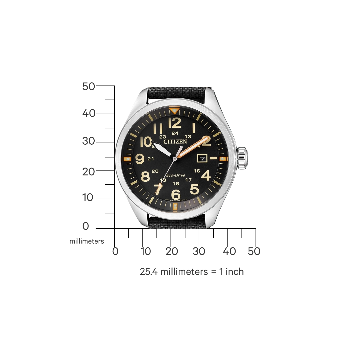 Citizen Sports AW5000-24E Uhr • Eco-Drive Solarantrieb • Khaki