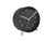 Karlsson Lofty KA5752BK Wecker Schwarz • Geräuschloses Sweep-Werk • Golddetails, Bild 2