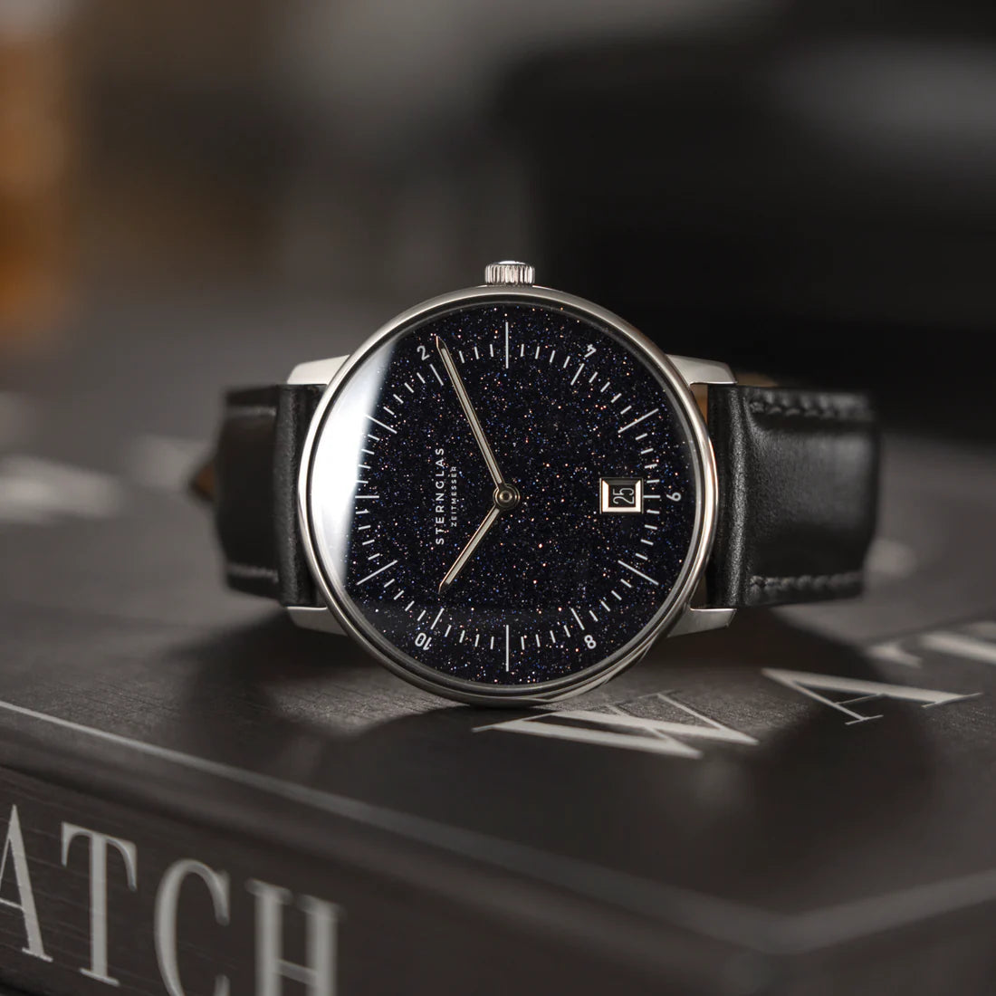 Naos Edition Aventurine Herrenuhr – Saphirglas, Quarzwerk, 38mm - Sternglas Modell: S01-NAN40-BR02