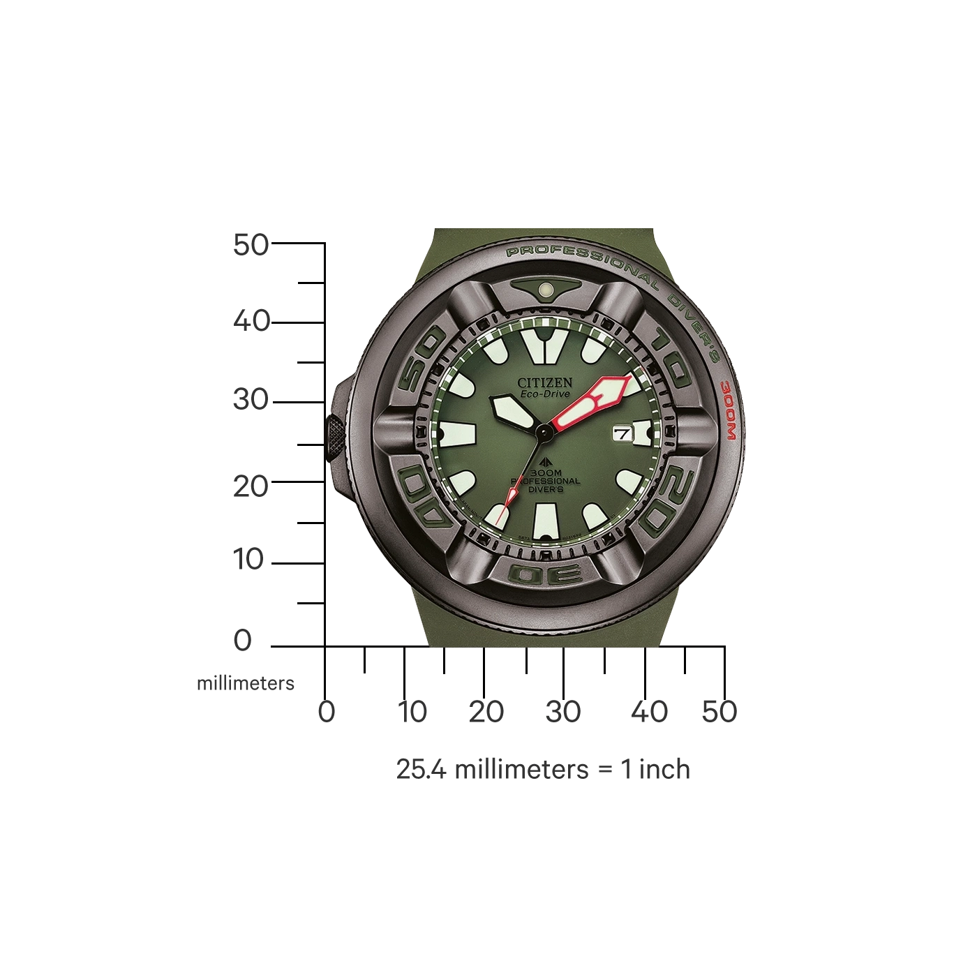 Citizen Promaster Marine BJ8057-17X Uhr • Eco-Drive • 30 Bar