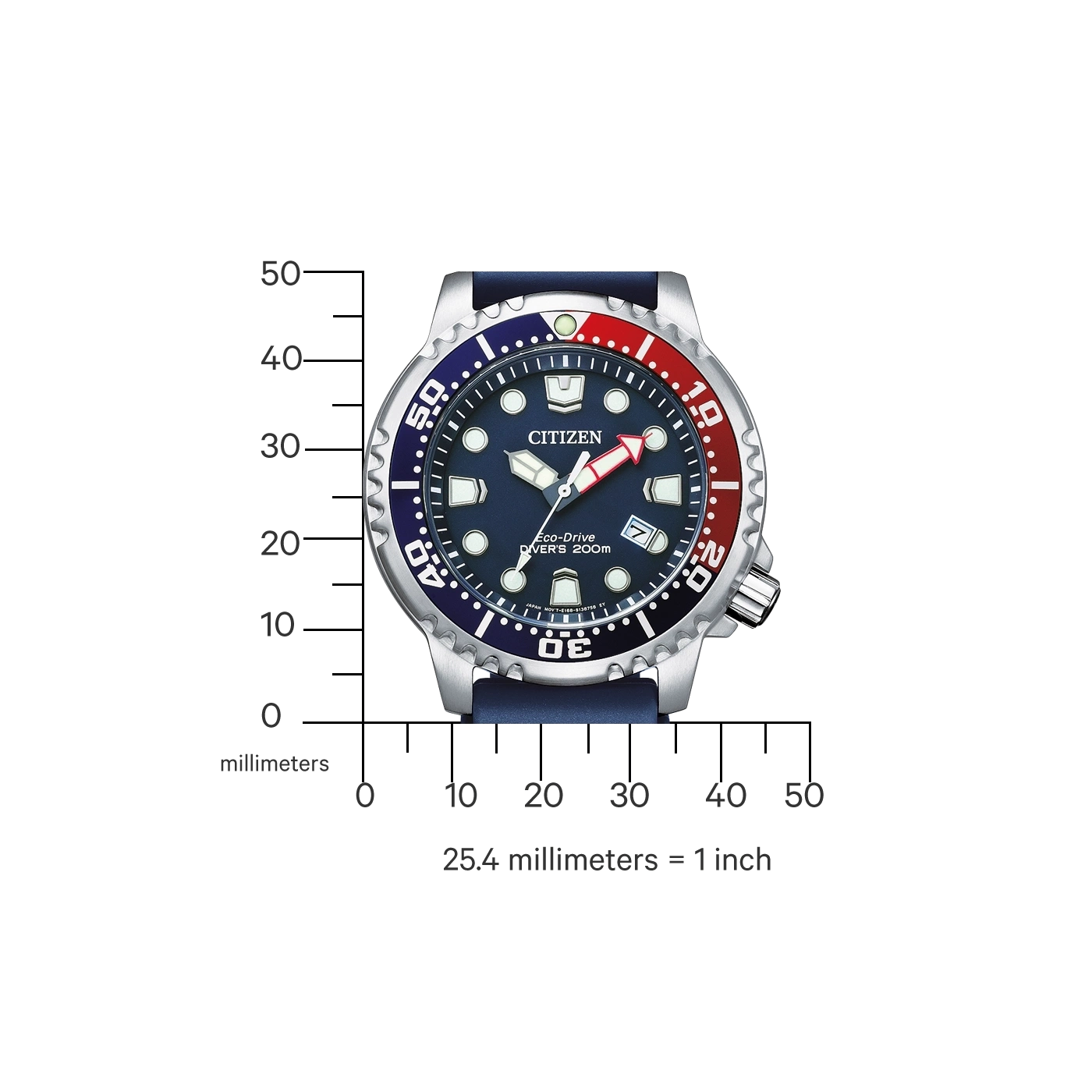 Citizen Promaster BN0168-06L Men's Watch • Eco-Drive • ISO