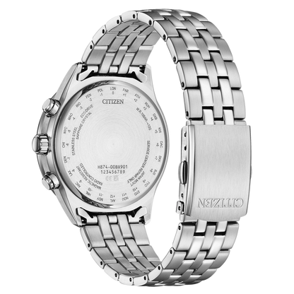 Citizen Radio-Controlled Moon Phase BY1030-50L Men's Watch • Precise Moon Phase • Sapphire Glass