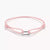 Textilarmband pink Connect Silber