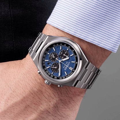 Citizen Super Titanium CA4610-85L Uhr • Eco-Drive • Blau