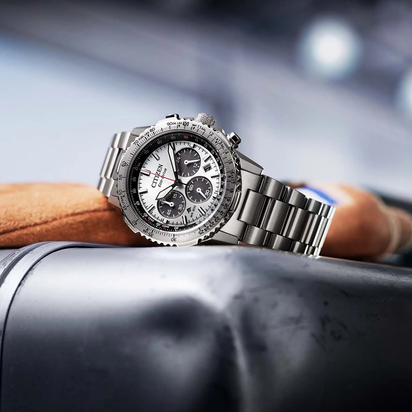 Citizen Super Titanium CA4660-61A Uhr • Eco-Drive Solarantrieb • Super Titanium