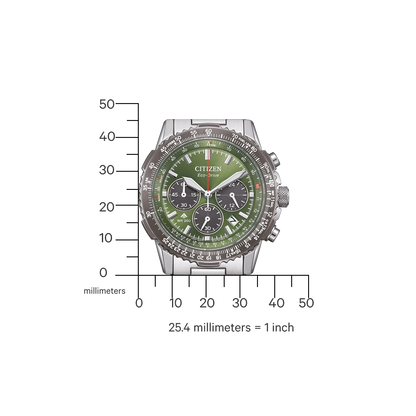 Citizen Eco-Drive CA4664-60W Uhr • Solar-Antrieb • Chronograph