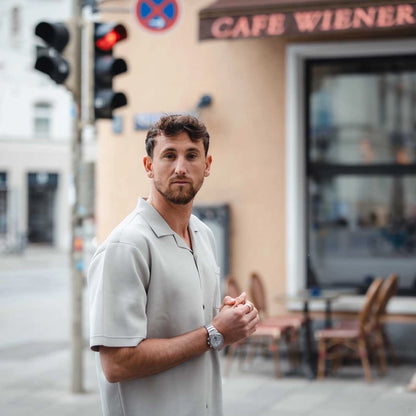 Citizen Eco-Drive Chronograph CA4690-51A Uhr • Solarantrieb • Panda-Design