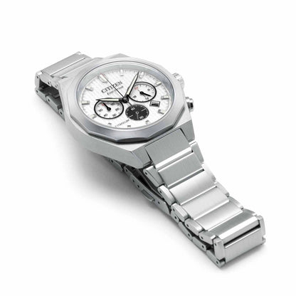Citizen Eco-Drive Chronograph CA4690-51A Uhr • Solarantrieb • Panda-Design