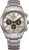Citizen Eco-Drive Herrenarmbanduhr mit cremefarbenem Zifferblatt und Metallarmband