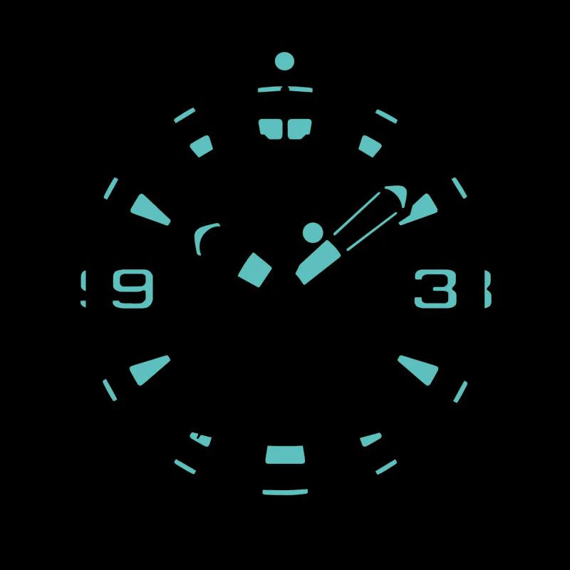 Chris Benz DEPTHMETER Digital 200M CB-D200X-RS-KBS Unisex Uhr • Hai-Proof • Saphirglas