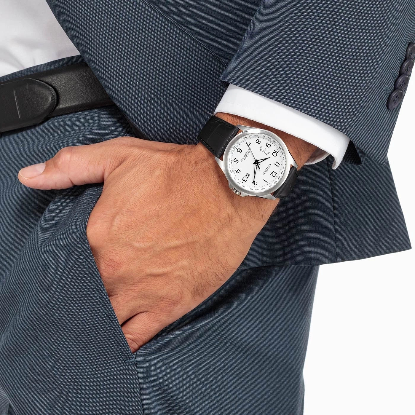 Citizen Eco-Drive CB0250-17A Men's Watch • Radio-Controlled Solar Technology • Scratch-Resistant Sapphire Crystal