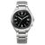 Citizen Super Titanium Armbanduhr mit dunklem blau-schwarzem Zifferblatt und Metallband