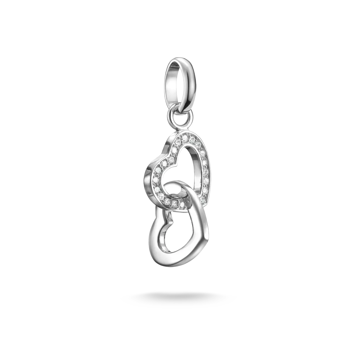 Charm-Anhänger, verschlungene Herzen - Thomas Sabo Modell: CC1201-051-14