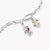 Charm-Anhänger am Gliederarmband: Perle, Snoopy-/Woodstock-Motive
