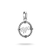 Silberner THOMAS SABO Connect Charm-Anhänger mit rundem Zirkonia-Rand