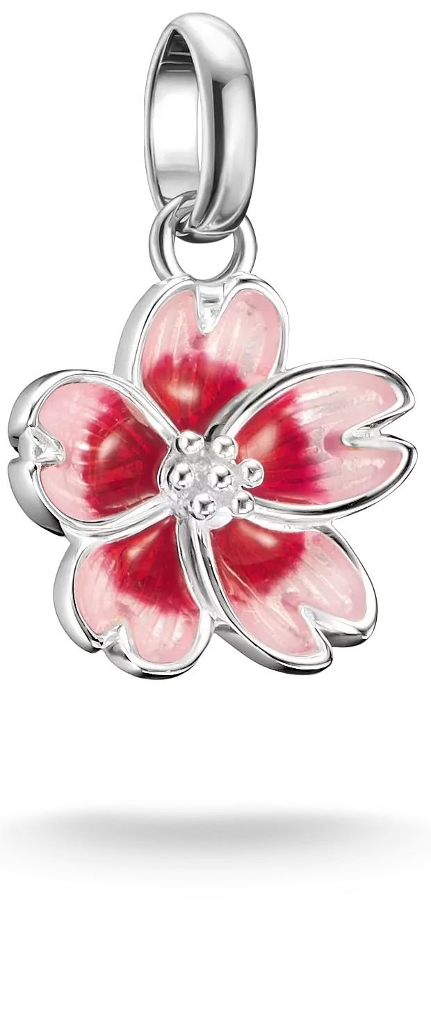 Charm-Anhänger Kirschblüte Connect Silber - Thomas Sabo Modell: CC1343-007-9