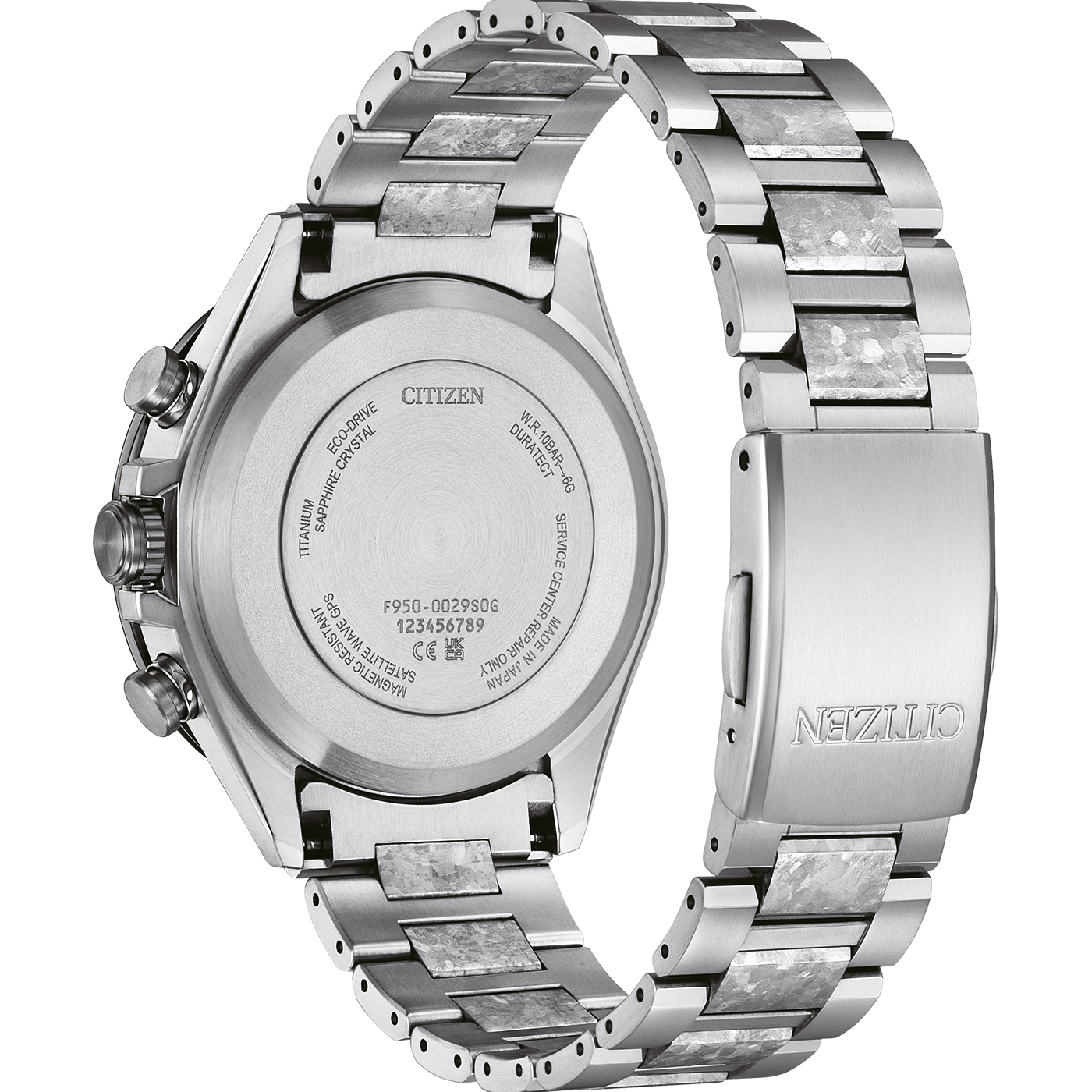 Citizen Attesa CC4076-65A Uhr • GPS Satellite Wave • Super Titanium