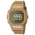 Goldene G-SHOCK Uhr mit gewellter Zifferblattoptik und digitaler Zeitanzeige