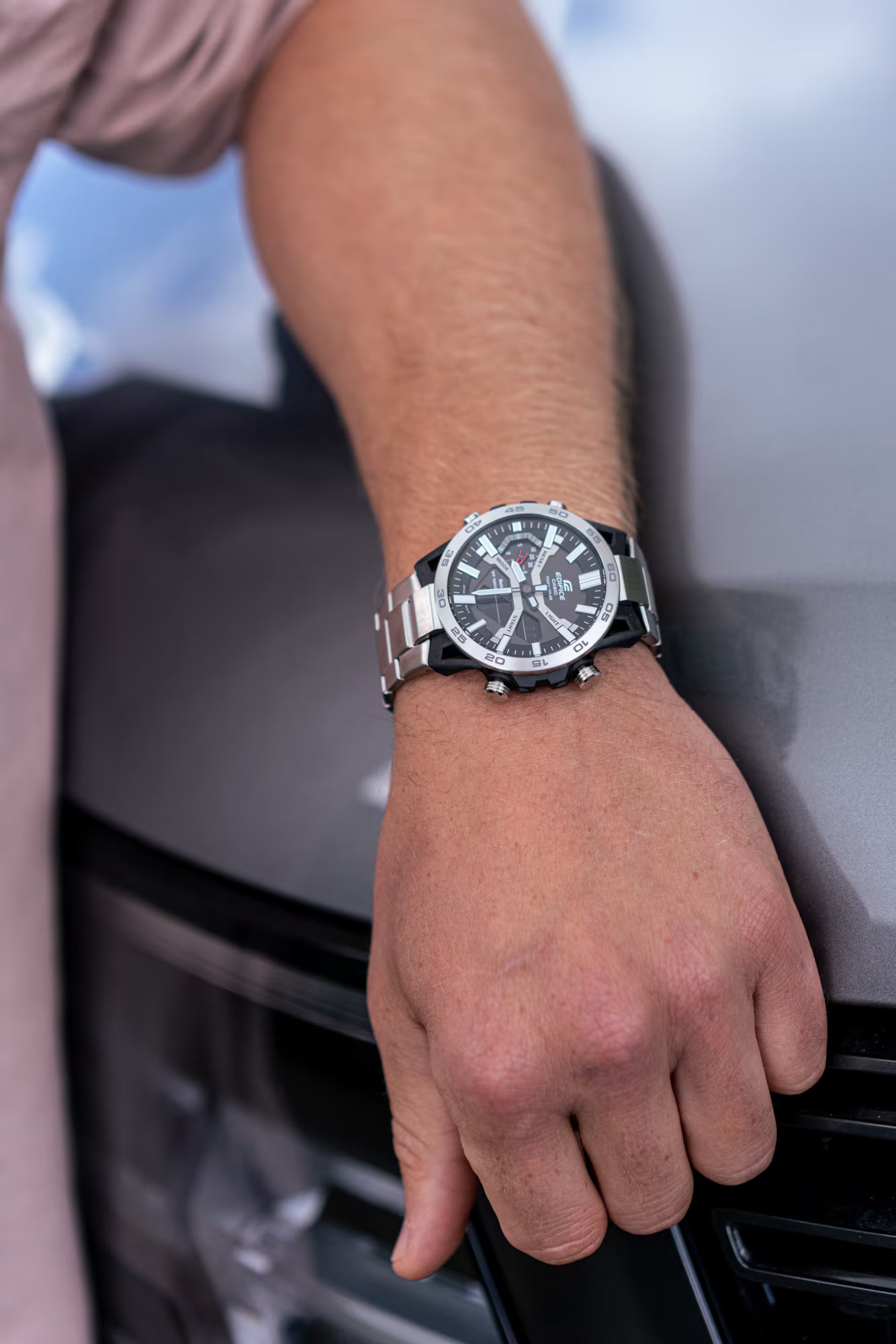 Casio Edifice ECB-2000D-1AEF Herren Uhr • Tough Solar • Bluetooth Konnektivität