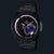 Edifice Herrenuhr mit schwarzem Zifferblatt und schwarzem Metallarmband