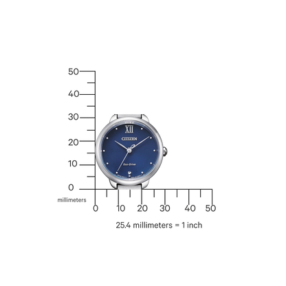 Citizen L EM0920-86L Uhr • Eco-Drive Solarantrieb • Saphirglas