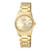 Citizen EU6002-51P Damenuhr Champagner • Quarzwerk mit Datumsanzeige • Edelstahlgehäuse vergoldet