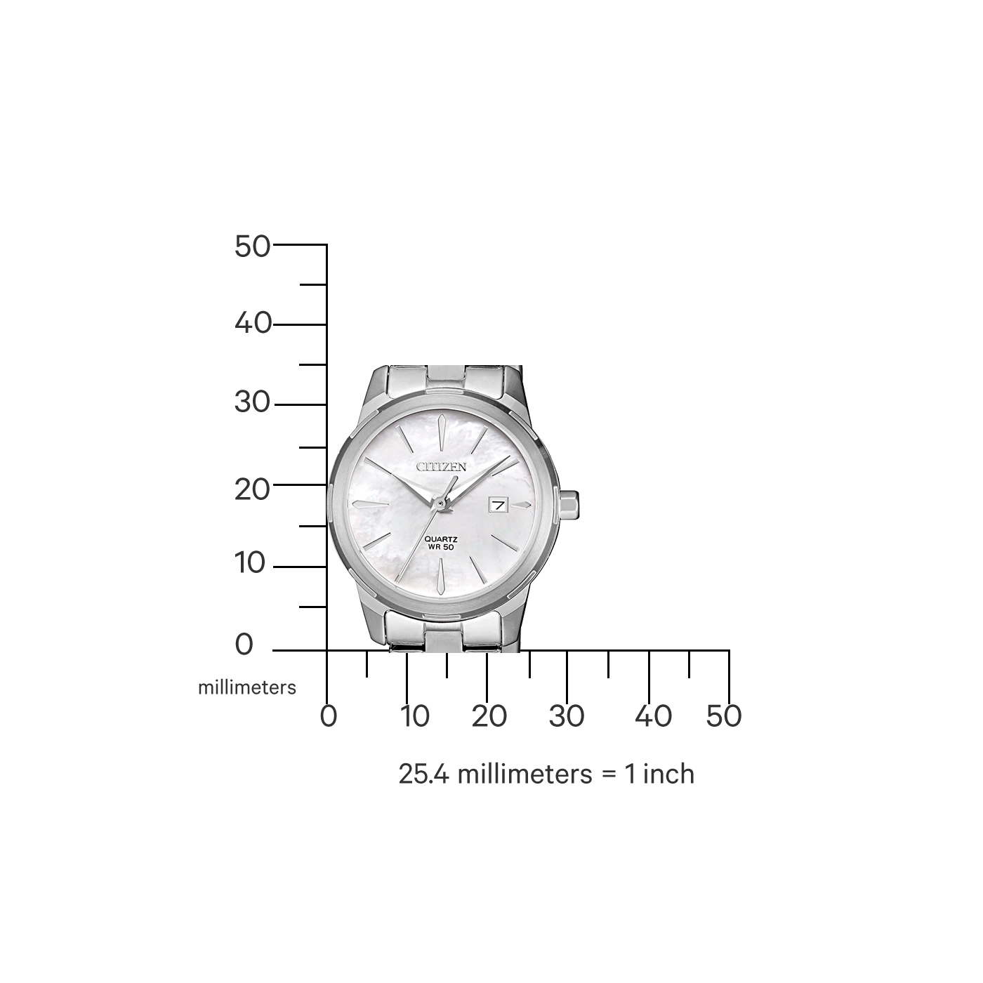 Citizen Elegance EU6070-51D Uhr • Perlmutt-Zifferblatt • Edelstahl