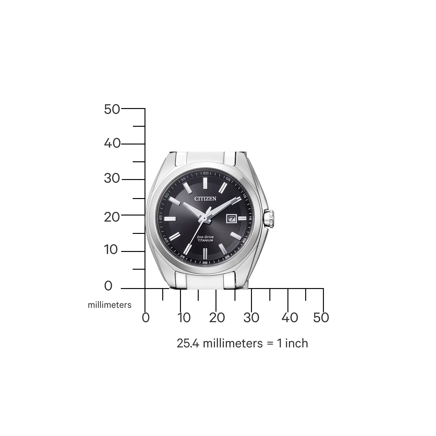 Citizen EW2210-53E Damen Uhr • Eco-Drive Solar • Super Titanium