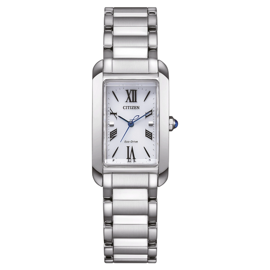 Damen-Armbanduhr aus Edelstahl, silberfarben - Citizen Modell: EW5620-55A