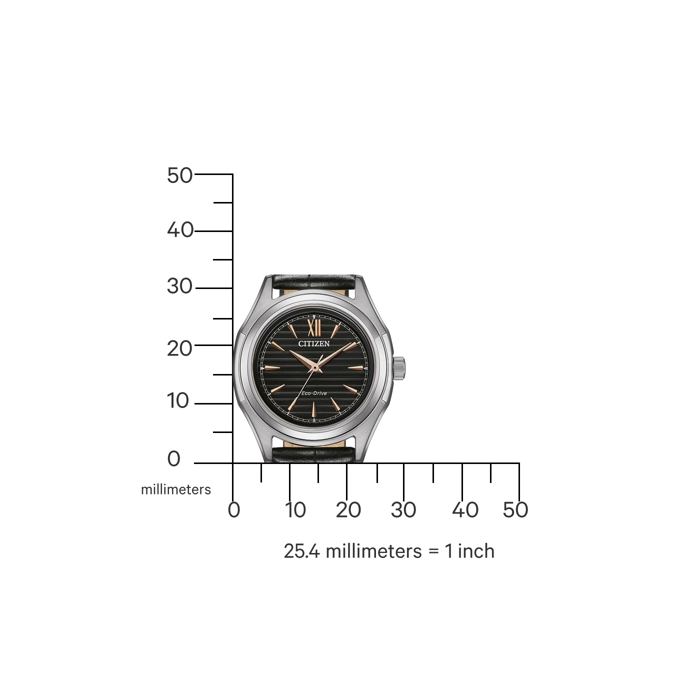 Citizen Eco-Drive FE2110-14E Uhr • Solar • 10 Bar