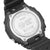 Casio G-Shock Herrenuhr Rückseite mit silbernem Boden und Schrauben am Gehäuse