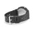 Casio G-Shock Herrenuhr Armband mit Metallschließe, schwarzes Gehäuse
