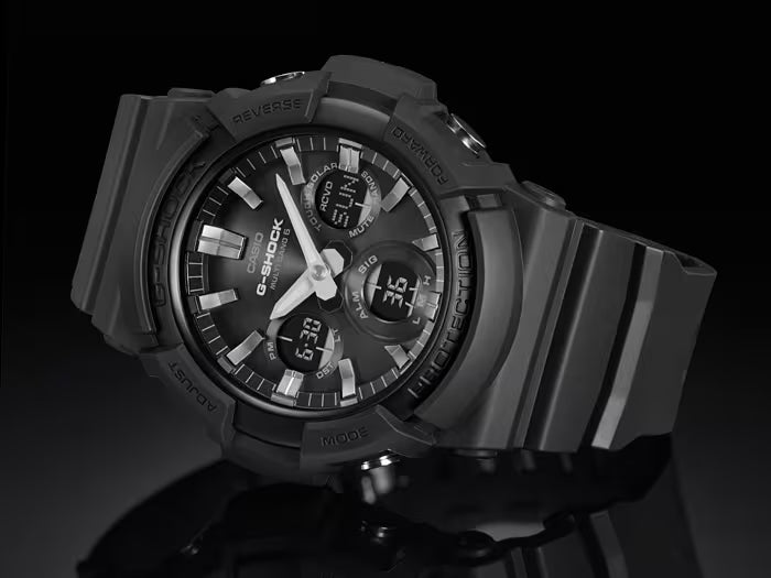 Casio G-Shock GAW-100B-1AER Uhr • Funk-Solar • 20 Bar Wasserdicht