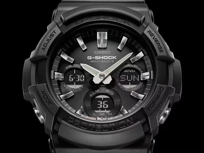 Casio G-Shock GAW-100B-1AER Uhr • Funk-Solar • 20 Bar Wasserdicht