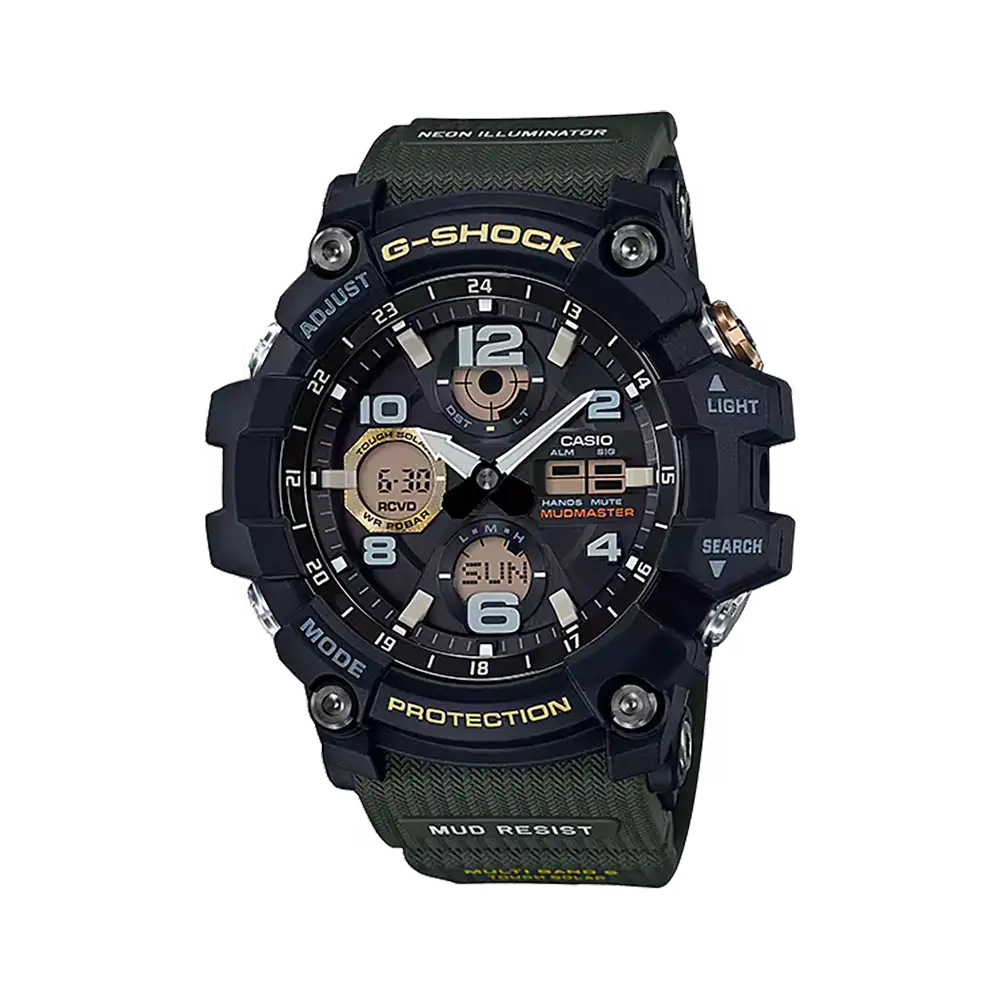Casio G-Shock Mudmaster GWG-100-1A3ER Herrur • Tough Solar & Multiband 6 • Smuts- och Stöttålig