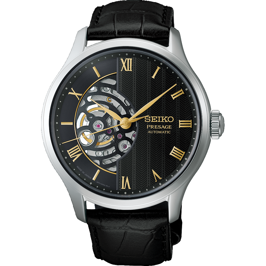 Seiko PRESAGE HCB008J1 Herrenuhr Schwarz • Automatikwerk Kaliber 4R71 • Saphirglas