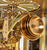 Hermle Tellurium Tourbillon Messing 23069-V30352 Tischuhr • vergoldetes Tourbillon • Tellurium mit Mondphase