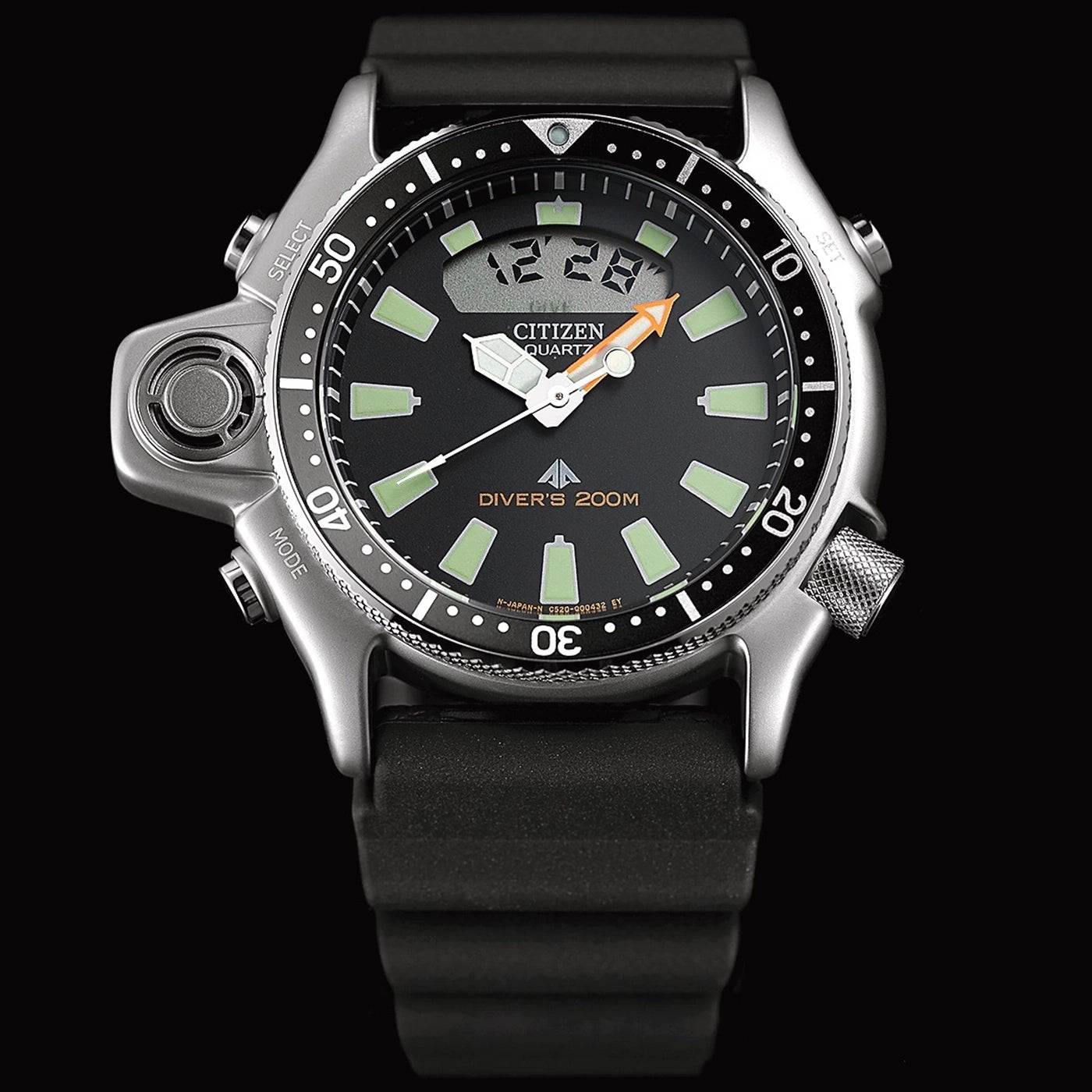 Citizen Promaster Marine JP2000-08E Herrenuhr • Elektronischer Tiefenmesser • 20 bar