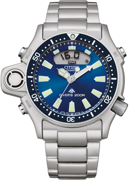 Citizen Promaster JP2000-67L Uhr • 20 Bar Taucheruhr • Tiefenmesser