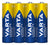 AA-alkaliska batterier 1,5 V "LONG LIFE POWER LARA", 4-pack