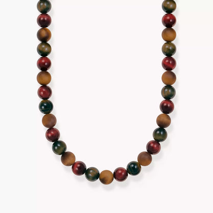 Herren Kette, Talisman aus Tigerauge - Mehrfarbig - THOMAS SABO Modell: KE2304-826-7