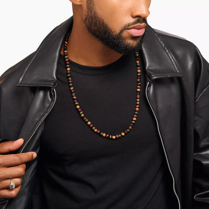 Herren Kette, Talisman aus Tigerauge - Mehrfarbig - THOMAS SABO Modell: KE2304-826-7