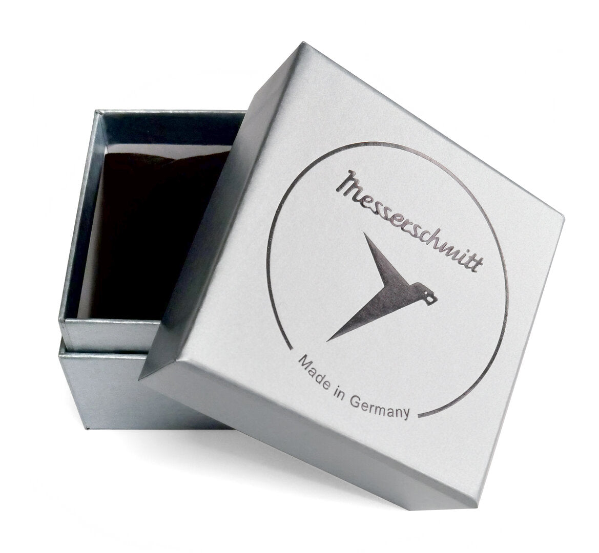 Herrenuhr, Fliegeruhr Edelstahl - Grau - Messerschmitt Modell: ME-42BF108-M